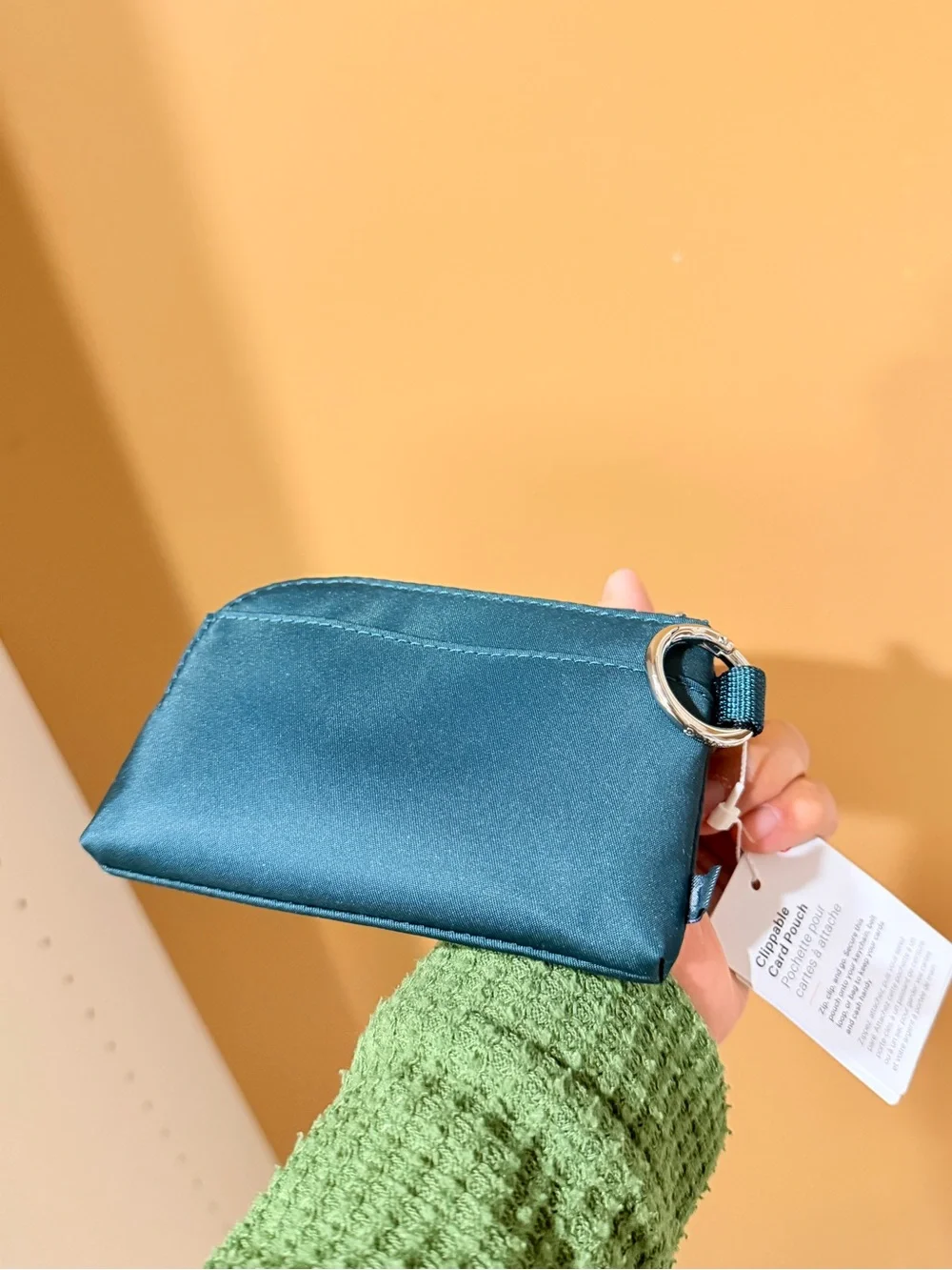 lululemon athletica Mini Zip Pouch wristlet card wallet sporty travel